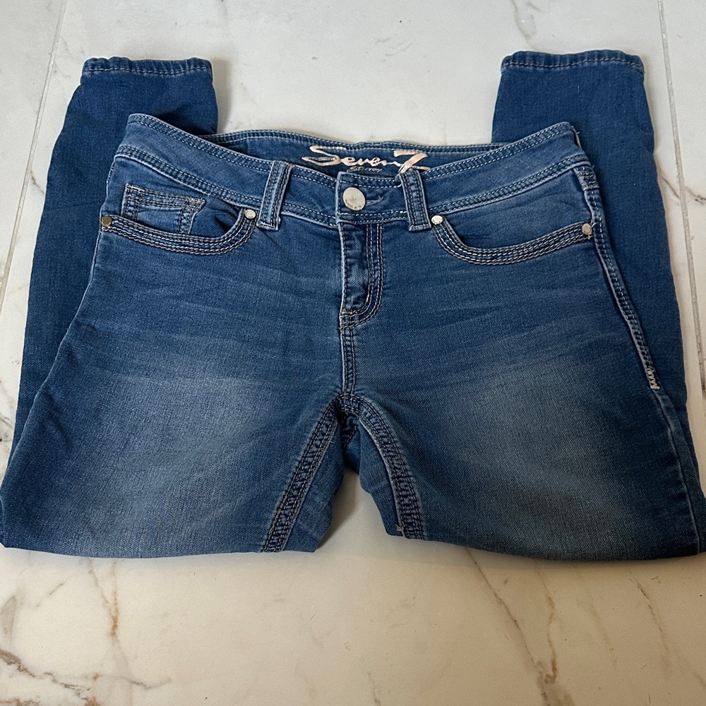 Seven7 Women's Classic Denim Skinny Jeans